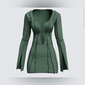 Karlie Lace Up Boss Dress